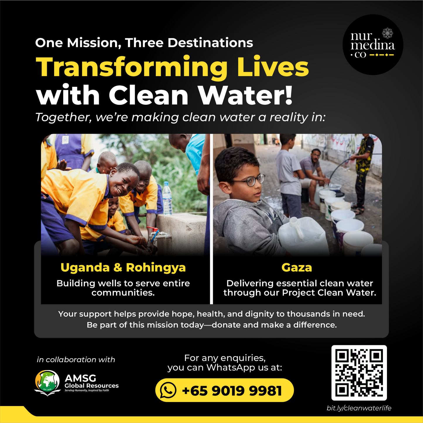 Transforming Lives with Clean Water [UGANDA | ROHINGYA | GAZA]